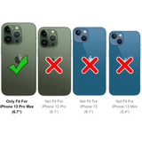 Apple iPhone 13 Pro Max Hülle mit MagSafe, stoßfestem TPU-Material, erhöhter Kameraschutz und schlankem Design in verschiedenen Farben