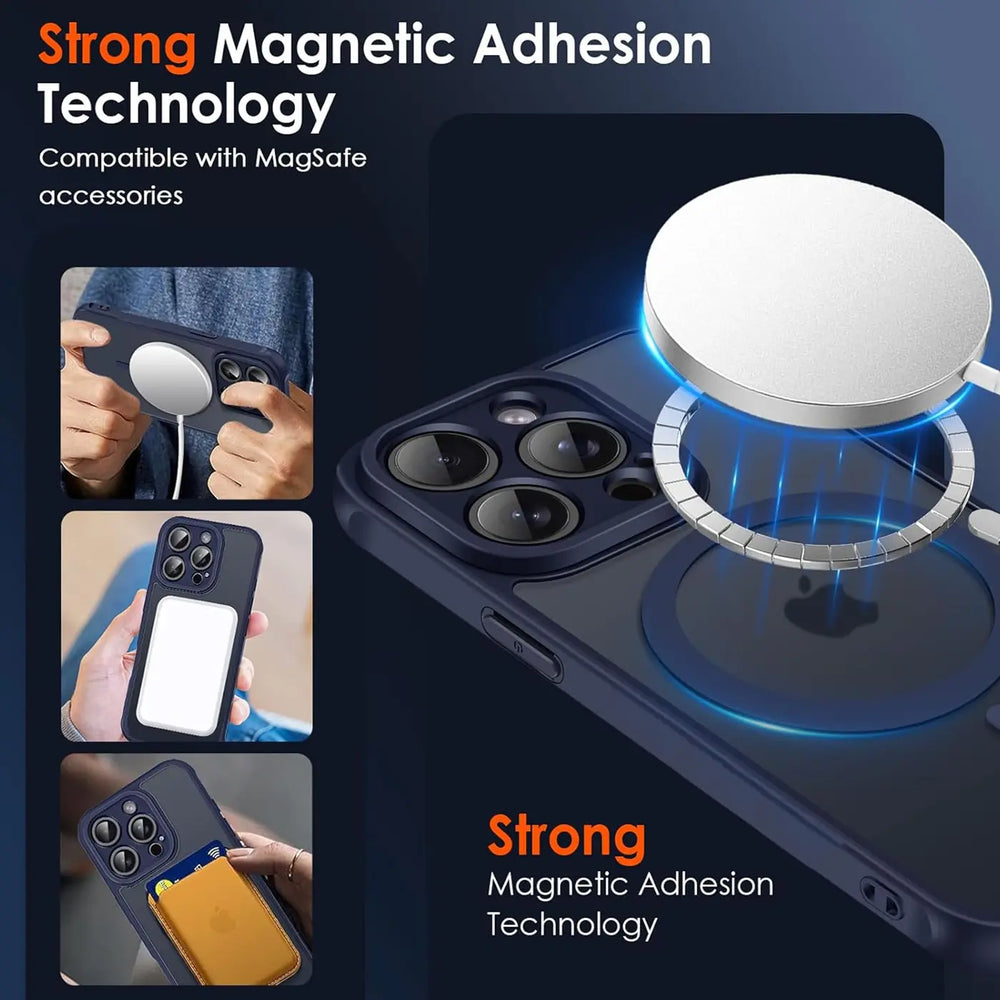 Apple iPhone 13 Pro Max Hülle mit MagSafe, stoßfestem TPU-Material, erhöhter Kameraschutz und schlankem Design in verschiedenen Farben