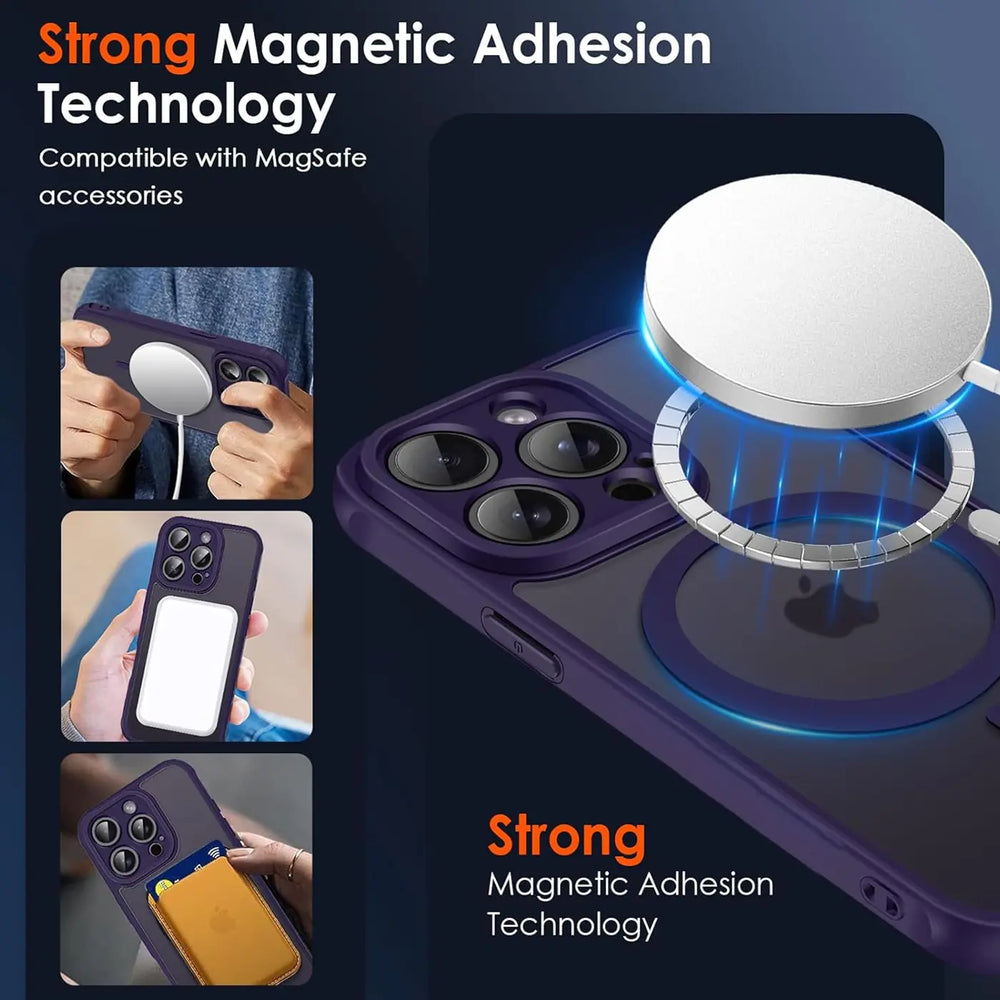 Apple iPhone 13 Pro Max Hülle mit MagSafe, stoßfestem TPU-Material, erhöhter Kameraschutz und schlankem Design in verschiedenen Farben