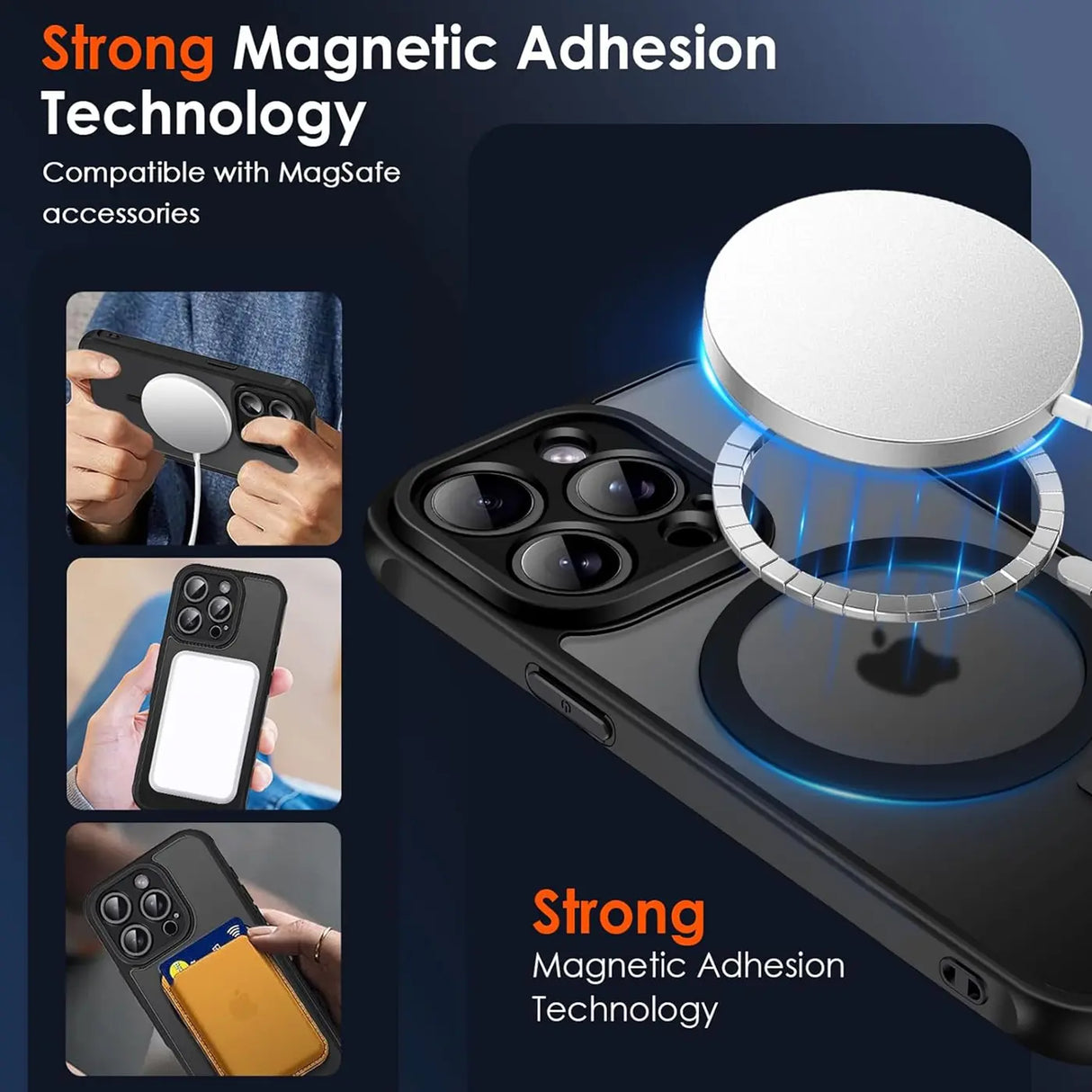 Apple iPhone 13 Pro Hülle mit MagSafe, stoßfestem TPU-Material, erhöhter Kameraschutz und schlankem Design in verschiedenen Farben