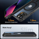 Apple iPhone 13 Hülle mit MagSafe, stoßfestem TPU-Material, erhöhter Kameraschutz und schlankem Design in verschiedenen Farben