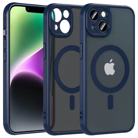 Apple iPhone 14 Hülle mit MagSafe, stoßfestem TPU-Material, erhöhter Kameraschutz und schlankem Design in verschiedenen Farben