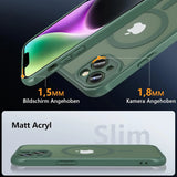 Apple iPhone 14 Hülle mit MagSafe, stoßfestem TPU-Material, erhöhter Kameraschutz und schlankem Design in verschiedenen Farben