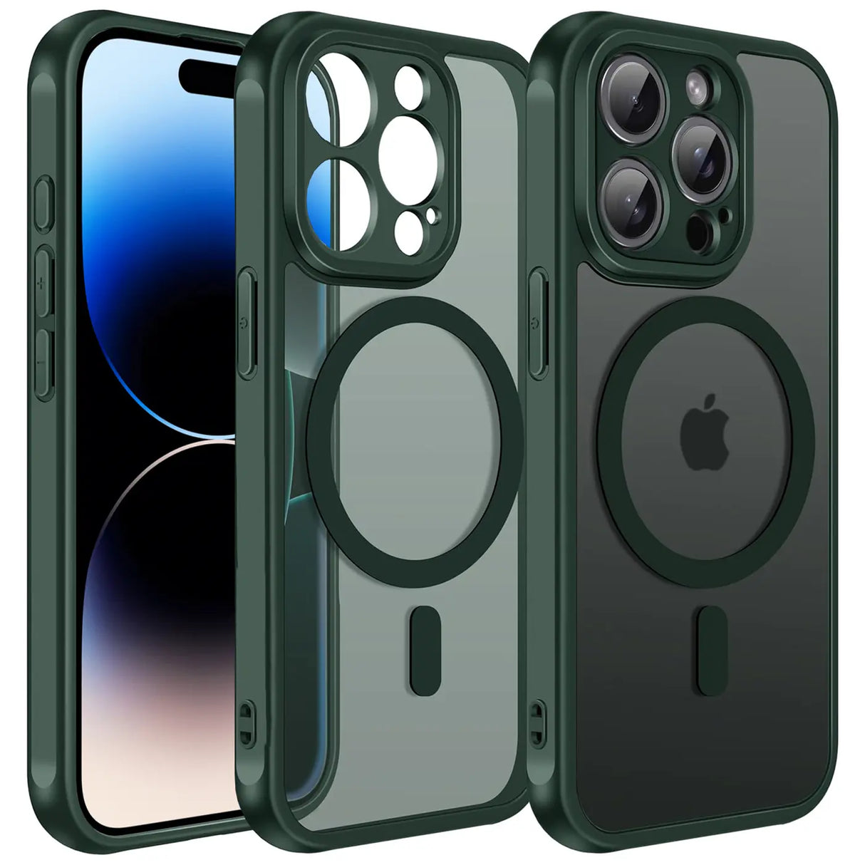 Apple iPhone 14 Pro Hülle mit MagSafe, stoßfestem TPU-Material, erhöhter Kameraschutz und schlankem Design in verschiedenen Farben