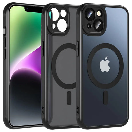 Apple iPhone 14 Hülle mit MagSafe, stoßfestem TPU-Material, erhöhter Kameraschutz und schlankem Design in verschiedenen Farben