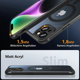 Apple iPhone 14 Hülle mit MagSafe, stoßfestem TPU-Material, erhöhter Kameraschutz und schlankem Design in verschiedenen Farben