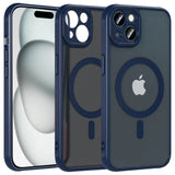 Apple iPhone 15 Hülle mit MagSafe, stoßfestem TPU-Material, erhöhter Kameraschutz und schlankem Design in verschiedenen Farben