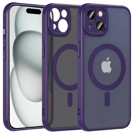 Apple iPhone 15 Hülle mit MagSafe, stoßfestem TPU-Material, erhöhter Kameraschutz und schlankem Design in verschiedenen Farben