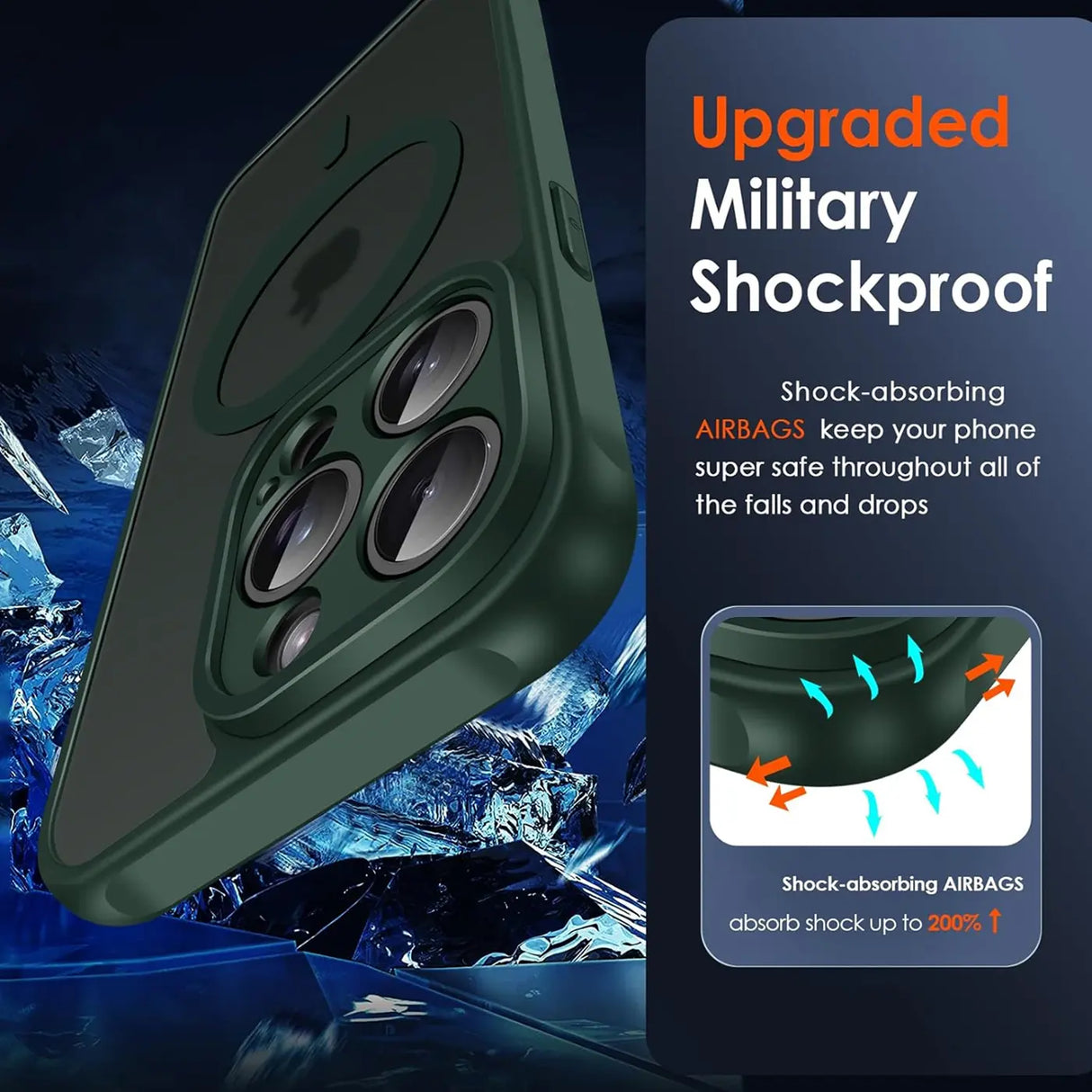 Apple iPhone 15 Pro Hülle mit MagSafe, stoßfestem TPU-Material, erhöhter Kameraschutz und schlankem Design in verschiedenen Farben