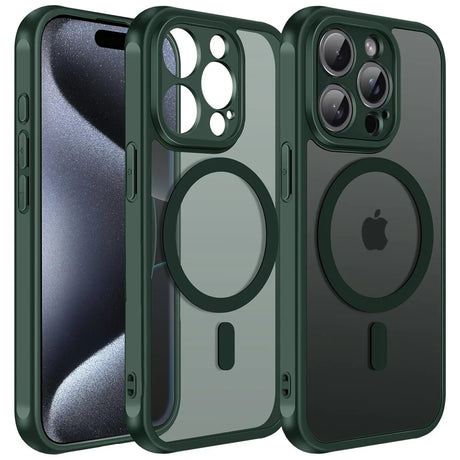 Apple iPhone 15 Pro Max Hülle mit MagSafe, stoßfestem TPU-Material, erhöhter Kameraschutz und schlankem Design in verschiedenen Farben