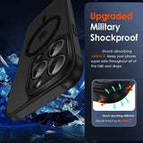 Apple iPhone 15 Pro Max Hülle mit MagSafe, stoßfestem TPU-Material, erhöhter Kameraschutz und schlankem Design in verschiedenen Farben