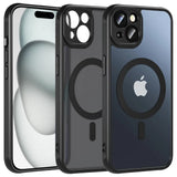 Apple iPhone 15 Hülle mit MagSafe, stoßfestem TPU-Material, erhöhter Kameraschutz und schlankem Design in verschiedenen Farben