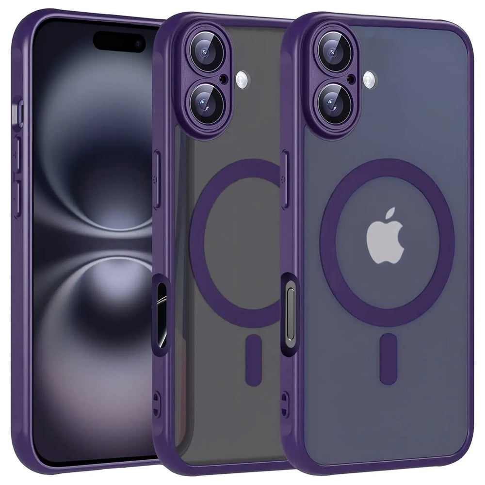 Apple iPhone 16 Hülle mit MagSafe, stoßfestem TPU-Material, erhöhter Kameraschutz und schlankem Design in verschiedenen Farben