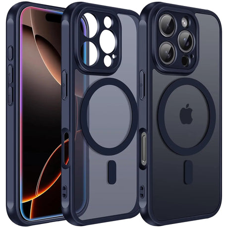 Apple iPhone 16 Pro Hülle mit MagSafe, stoßfestem TPU-Material, erhöhter Kameraschutz und schlankem Design in verschiedenen Farben