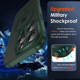 Apple iPhone 16 Pro Hülle mit MagSafe, stoßfestem TPU-Material, erhöhter Kameraschutz und schlankem Design in verschiedenen Farben