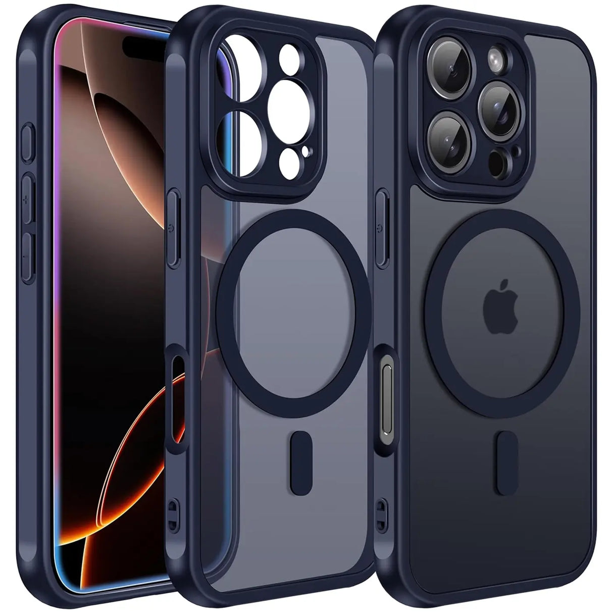 Apple iPhone 16 Pro Max Hülle mit MagSafe, stoßfestem TPU-Material, erhöhter Kameraschutz und schlankem Design in verschiedenen Farben