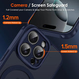 Apple iPhone 16 Pro Max Hülle mit MagSafe, stoßfestem TPU-Material, erhöhter Kameraschutz und schlankem Design in verschiedenen Farben