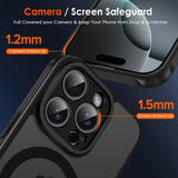 Apple iPhone 16 Pro Max Hülle mit MagSafe, stoßfestem TPU-Material, erhöhter Kameraschutz und schlankem Design in verschiedenen Farben