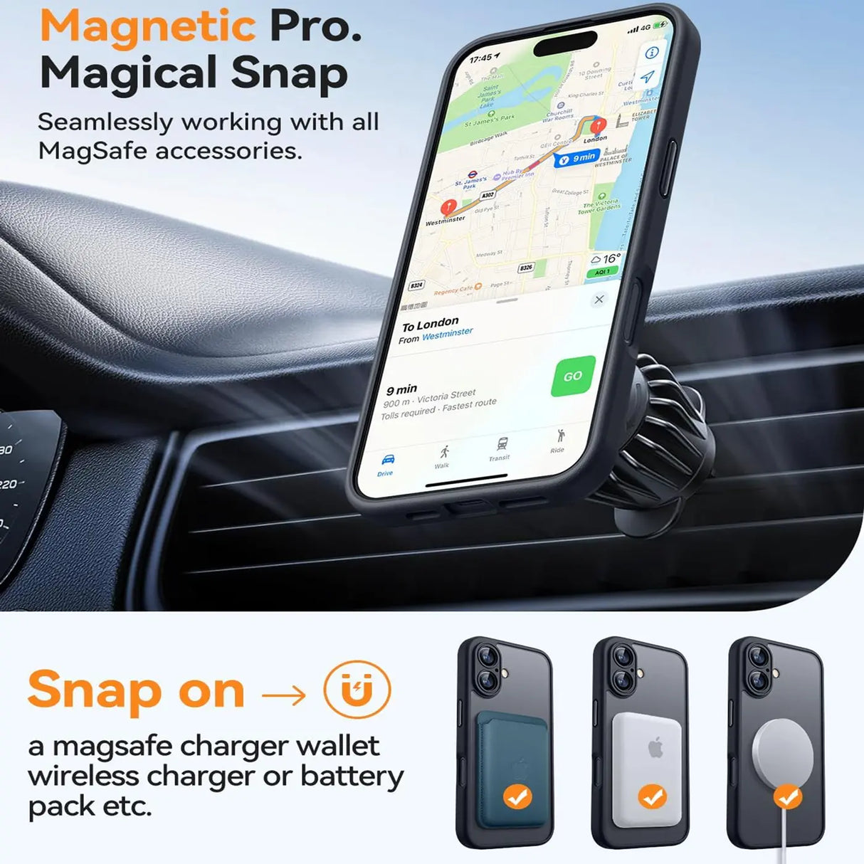 Apple iPhone 16 Hülle mit MagSafe, stoßfestem TPU-Material, erhöhter Kameraschutz und schlankem Design in verschiedenen Farben