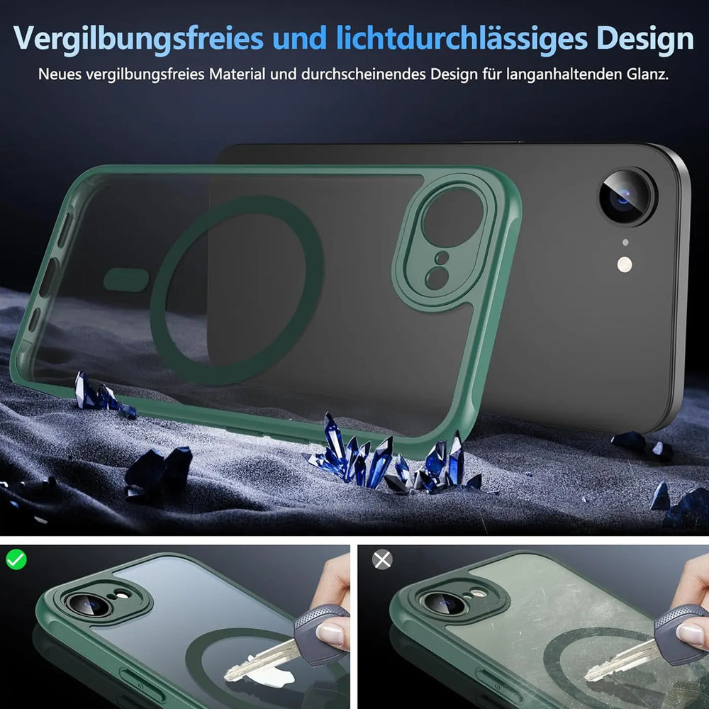 Apple iPhone 16e Hülle mit MagSafe, stoßfestem TPU-Material, erhöhter Kameraschutz und schlankem Design in verschiedenen Farben