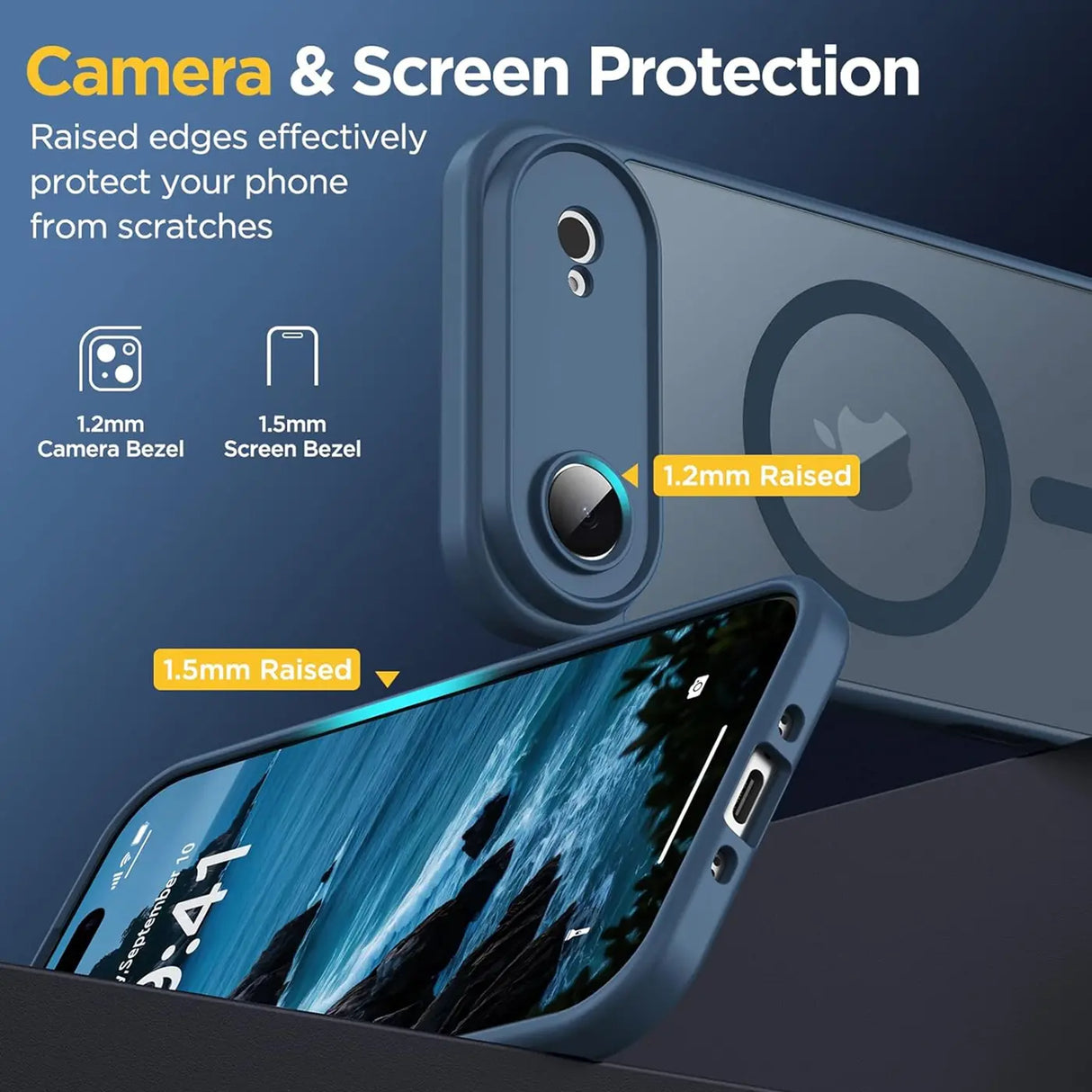 iPhone 17 Air Hülle mit MagSafe, stoßfestem TPU-Material, erhöhter Kameraschutz und schlankem Design in verschiedenen Farben