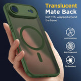 iPhone 17 Air Hülle mit MagSafe, stoßfestem TPU-Material, erhöhter Kameraschutz und schlankem Design in verschiedenen Farben