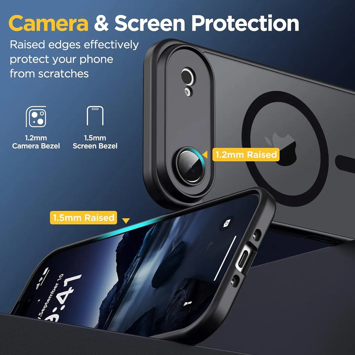 iPhone 17 Air Hülle mit MagSafe, stoßfestem TPU-Material, erhöhter Kameraschutz und schlankem Design in verschiedenen Farben