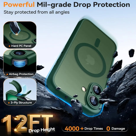 iPhone 17 Hülle mit MagSafe, stoßfestem TPU-Material, erhöhter Kameraschutz und schlankem Design in verschiedenen Farben