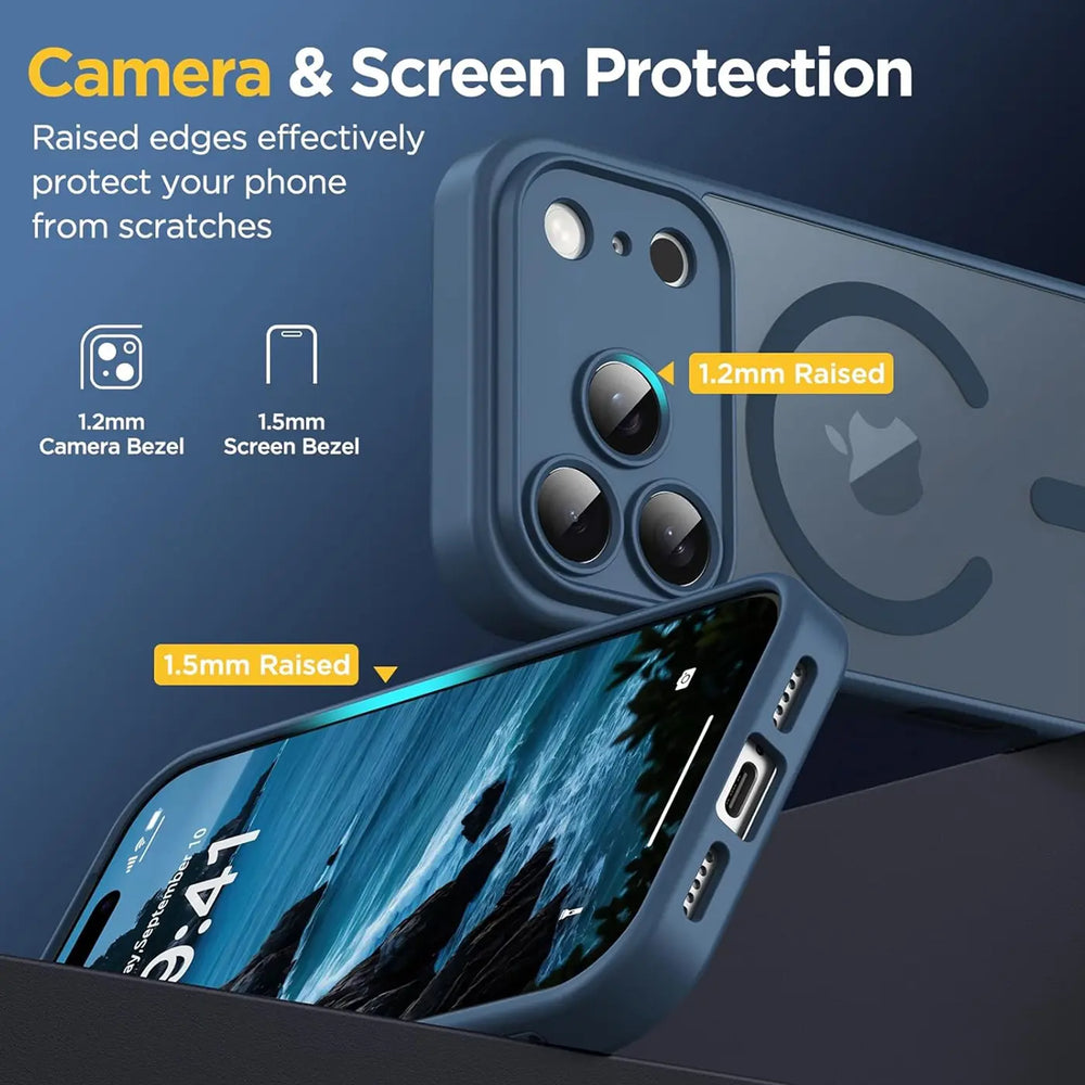 iPhone 17 Pro Hülle mit MagSafe, stoßfestem TPU-Material, erhöhter Kameraschutz und schlankem Design in verschiedenen Farben