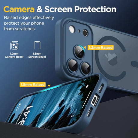 iPhone 17 Pro Hülle mit MagSafe, stoßfestem TPU-Material, erhöhter Kameraschutz und schlankem Design in verschiedenen Farben