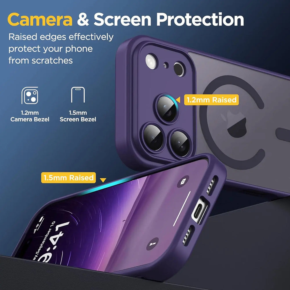 iPhone 17 Pro Max Hülle mit MagSafe, stoßfestem TPU-Material, erhöhter Kameraschutz und schlankem Design in verschiedenen Farben