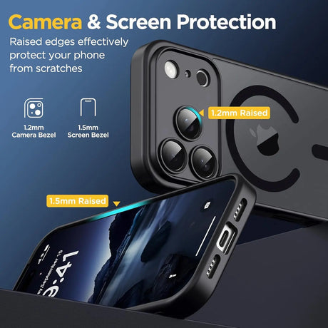 iPhone 17 Pro Hülle mit MagSafe, stoßfestem TPU-Material, erhöhter Kameraschutz und schlankem Design in verschiedenen Farben