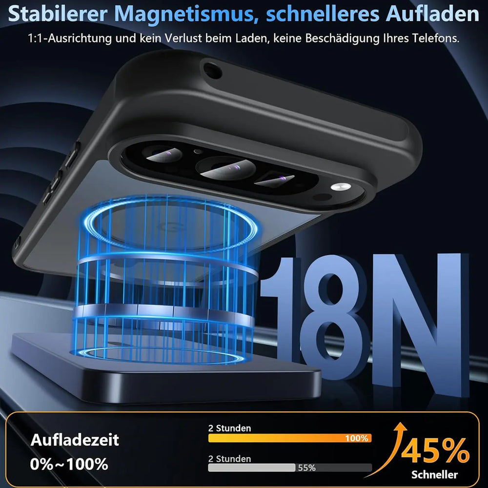 Google Pixel 10 Hülle mit MagSafe, stoßfestem TPU-Material, erhöhter Kameraschutz und schlankem Design in verschiedenen Farben