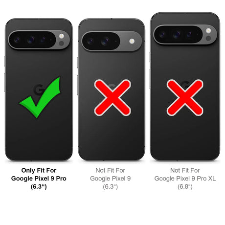 Google Pixel 9 Pro Hülle mit MagSafe, stoßfestem TPU-Material, erhöhter Kameraschutz und schlankem Design in verschiedenen Farben