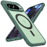 Google Pixel 9 Pro Hülle mit MagSafe, stoßfestem TPU-Material, erhöhter Kameraschutz und schlankem Design in verschiedenen Farben