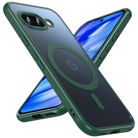 Google Pixel 9a Hülle mit MagSafe, stoßfestem TPU-Material, erhöhter Kameraschutz und schlankem Design in verschiedenen Farben