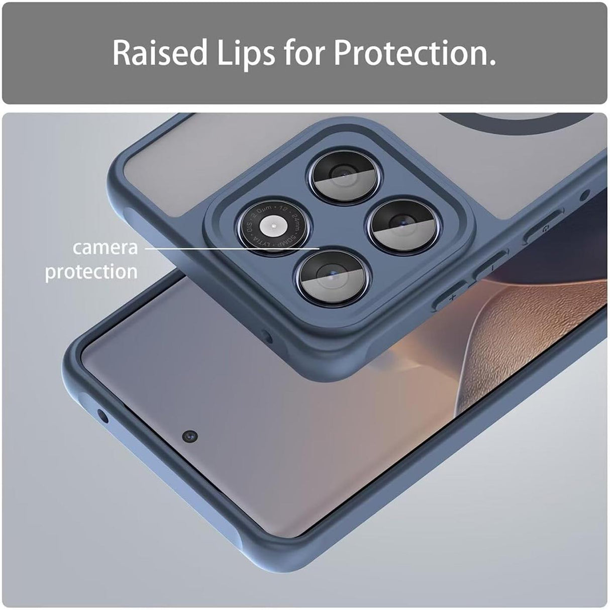 Motorola Moto Edge 60 Fusion - MagSafe Hülle mit Kameraschutz