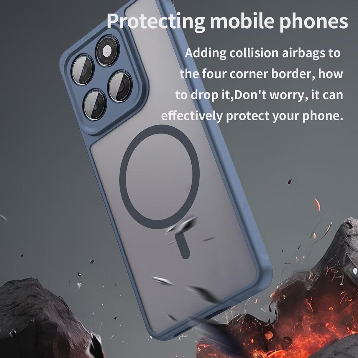 Motorola Moto Edge 60 Fusion - MagSafe Hülle mit Kameraschutz