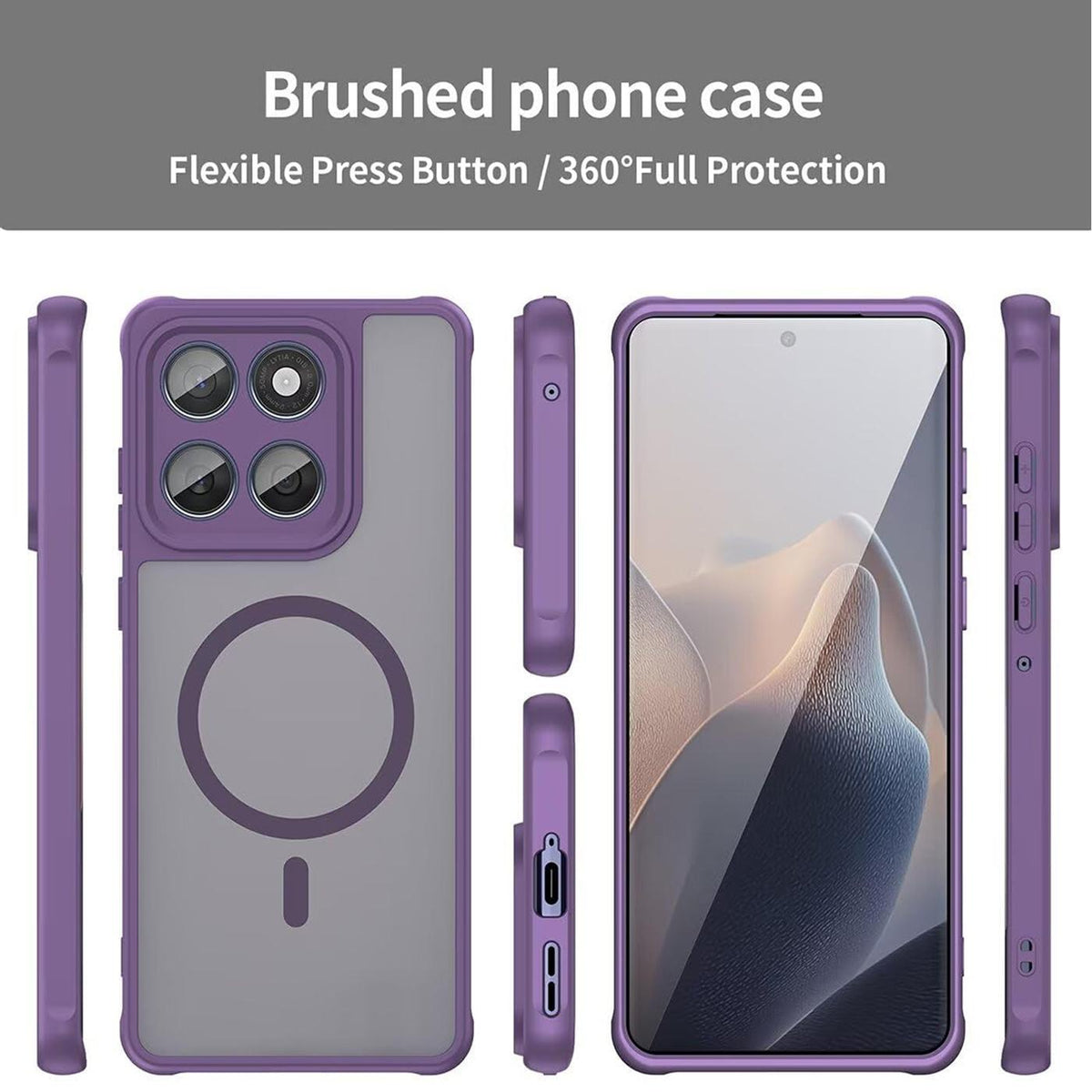 Motorola Moto Edge 60 Fusion - MagSafe Hülle mit Kameraschutz