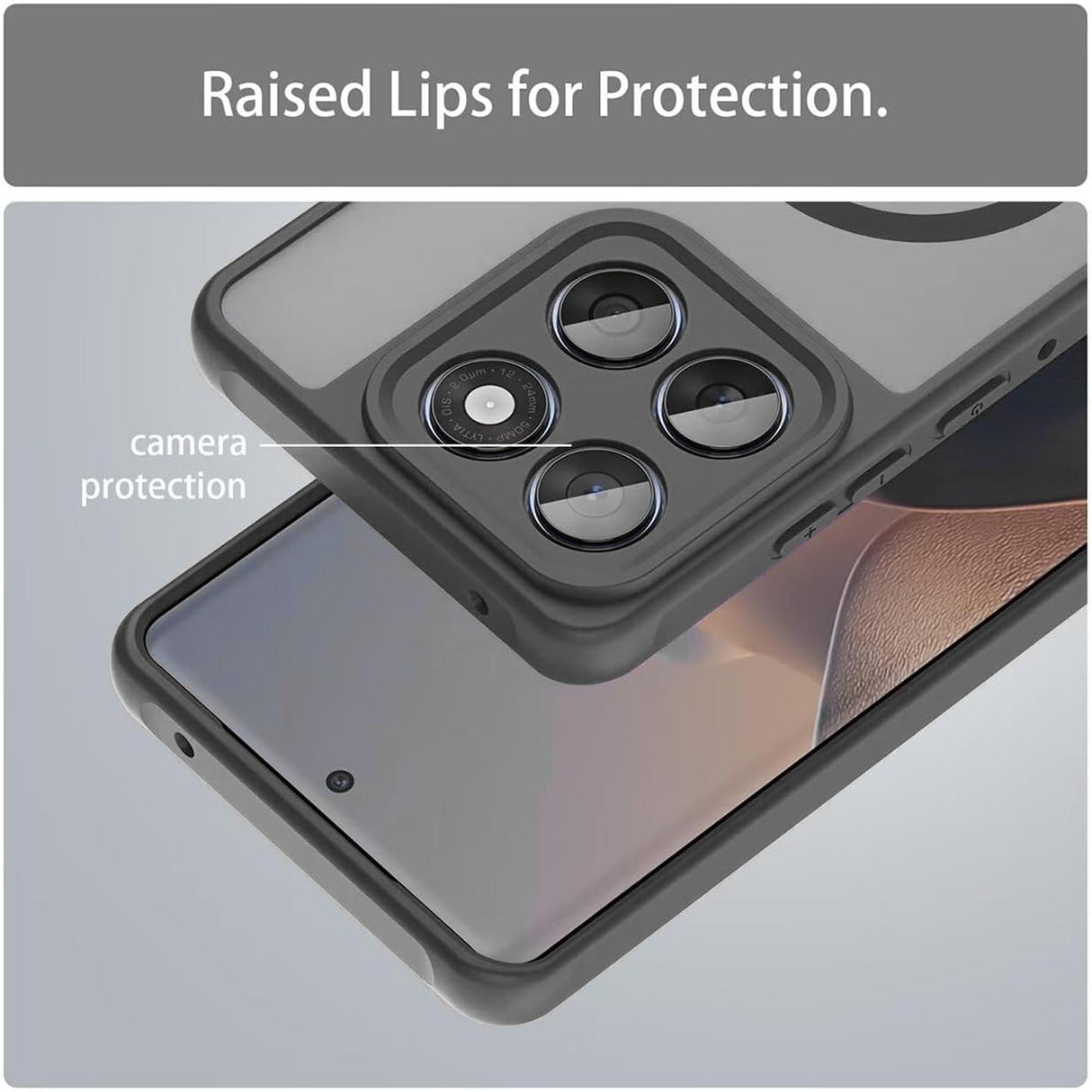 Motorola Moto Edge 60 Fusion - MagSafe Hülle mit Kameraschutz