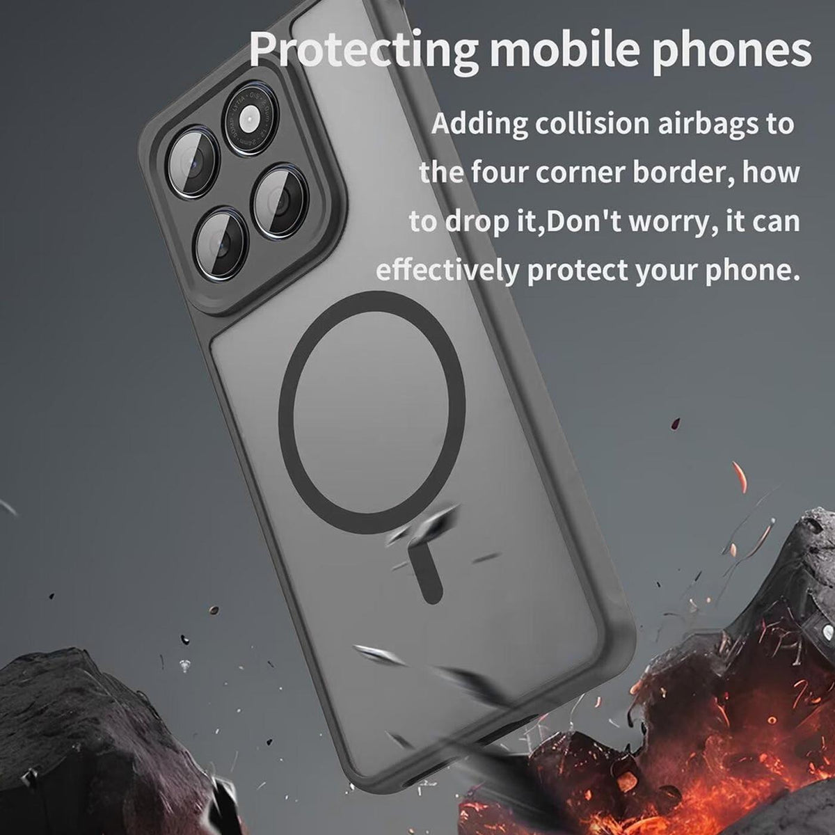 Motorola Moto Edge 60 Fusion - MagSafe Hülle mit Kameraschutz