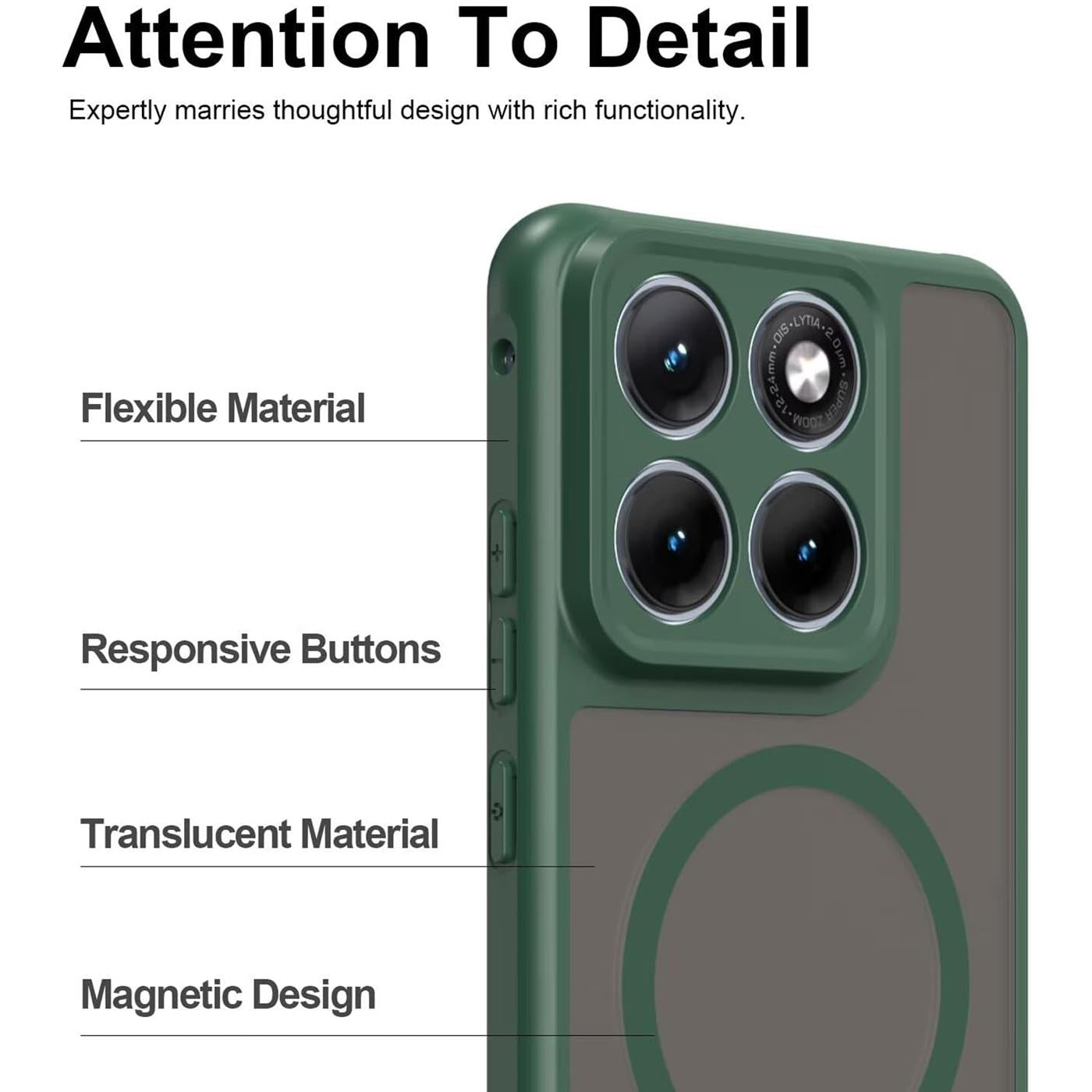 Motorola Moto 70 Fusion - MagSafe Hülle mit Kameraschutz