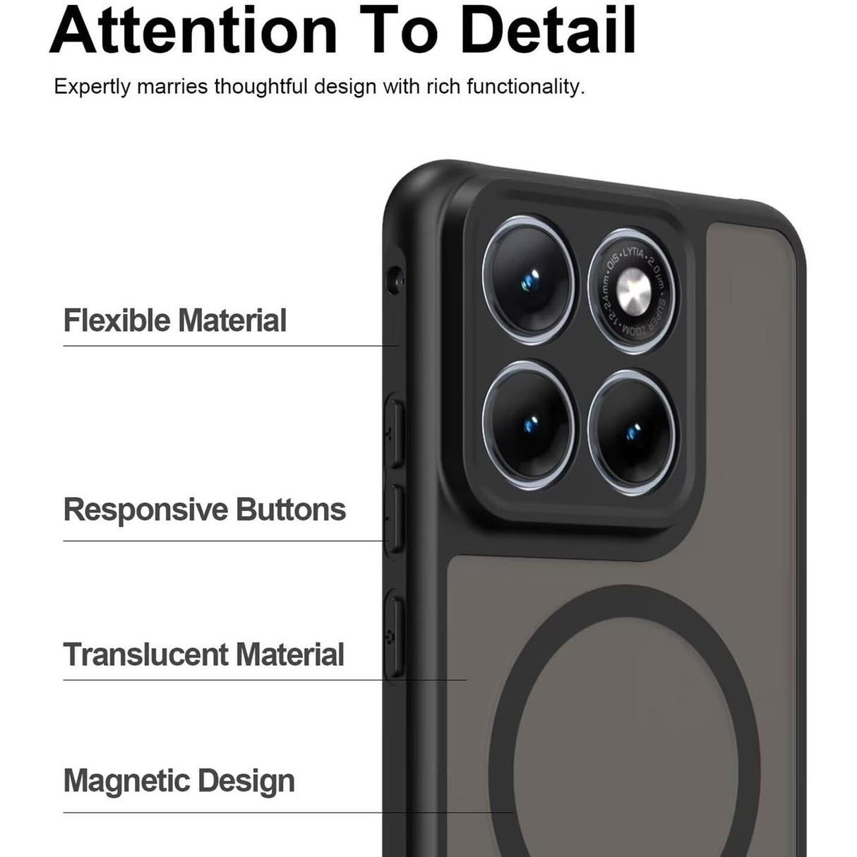 Motorola Moto 70 Fusion - MagSafe Hülle mit Kameraschutz