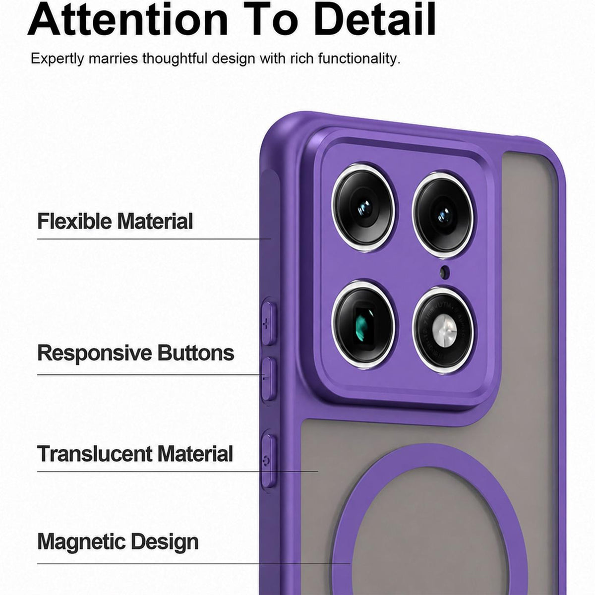 Motorola Moto Signature - MagSafe Hülle mit Kameraschutz