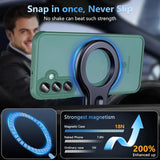 Samsung Galaxy A17 5G Hülle mit MagSafe, stoßfestem TPU-Material, erhöhter Kameraschutz und schlankem Design in verschiedenen Farben