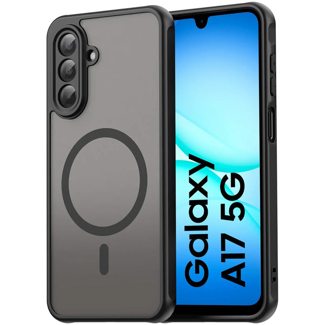 Samsung Galaxy A17 5G Hülle mit MagSafe, stoßfestem TPU-Material, erhöhter Kameraschutz und schlankem Design in verschiedenen Farben