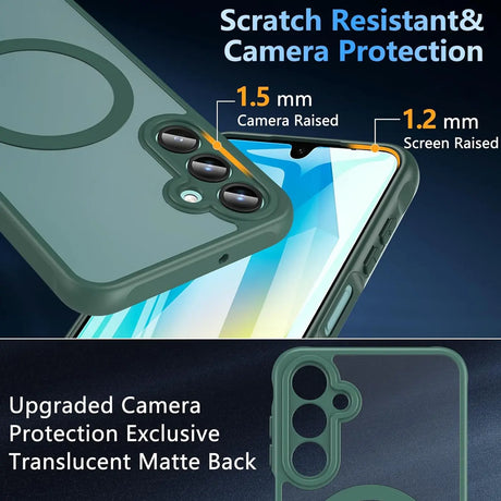 Samsung Galaxy A26 5G Hülle mit MagSafe, stoßfestem TPU-Material, erhöhter Kameraschutz und schlankem Design in verschiedenen Farben