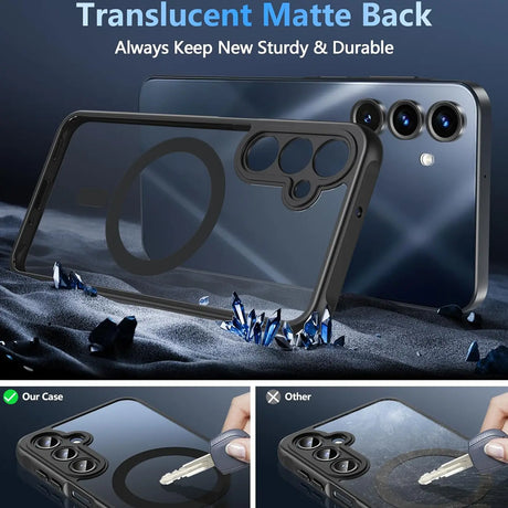 Samsung Galaxy A26 5G Hülle mit MagSafe, stoßfestem TPU-Material, erhöhter Kameraschutz und schlankem Design in verschiedenen Farben