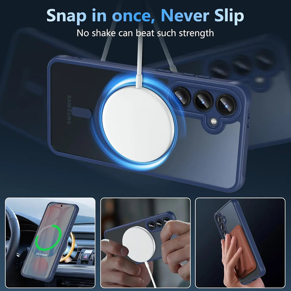 Samsung Galaxy A36 5G Hülle mit MagSafe, stoßfestem TPU-Material, erhöhter Kameraschutz und schlankem Design in verschiedenen Farben