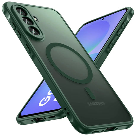 Samsung Galaxy A56 5G Hülle mit MagSafe, stoßfestem TPU-Material, erhöhter Kameraschutz und schlankem Design in verschiedenen Farben